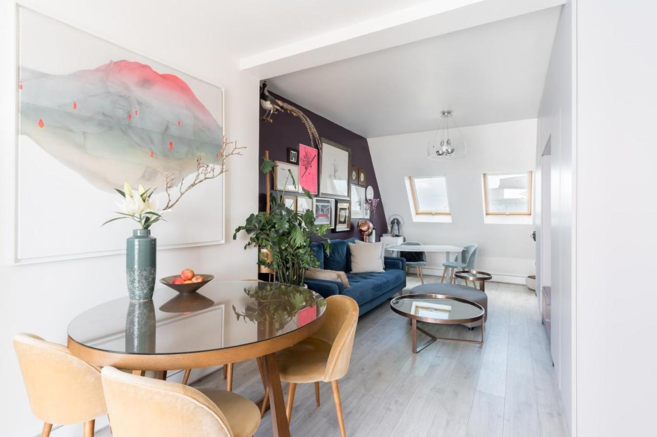 Bright And Homely 1 Bedroom Rooftop Apartment In The Marais In Paris Luaran gambar