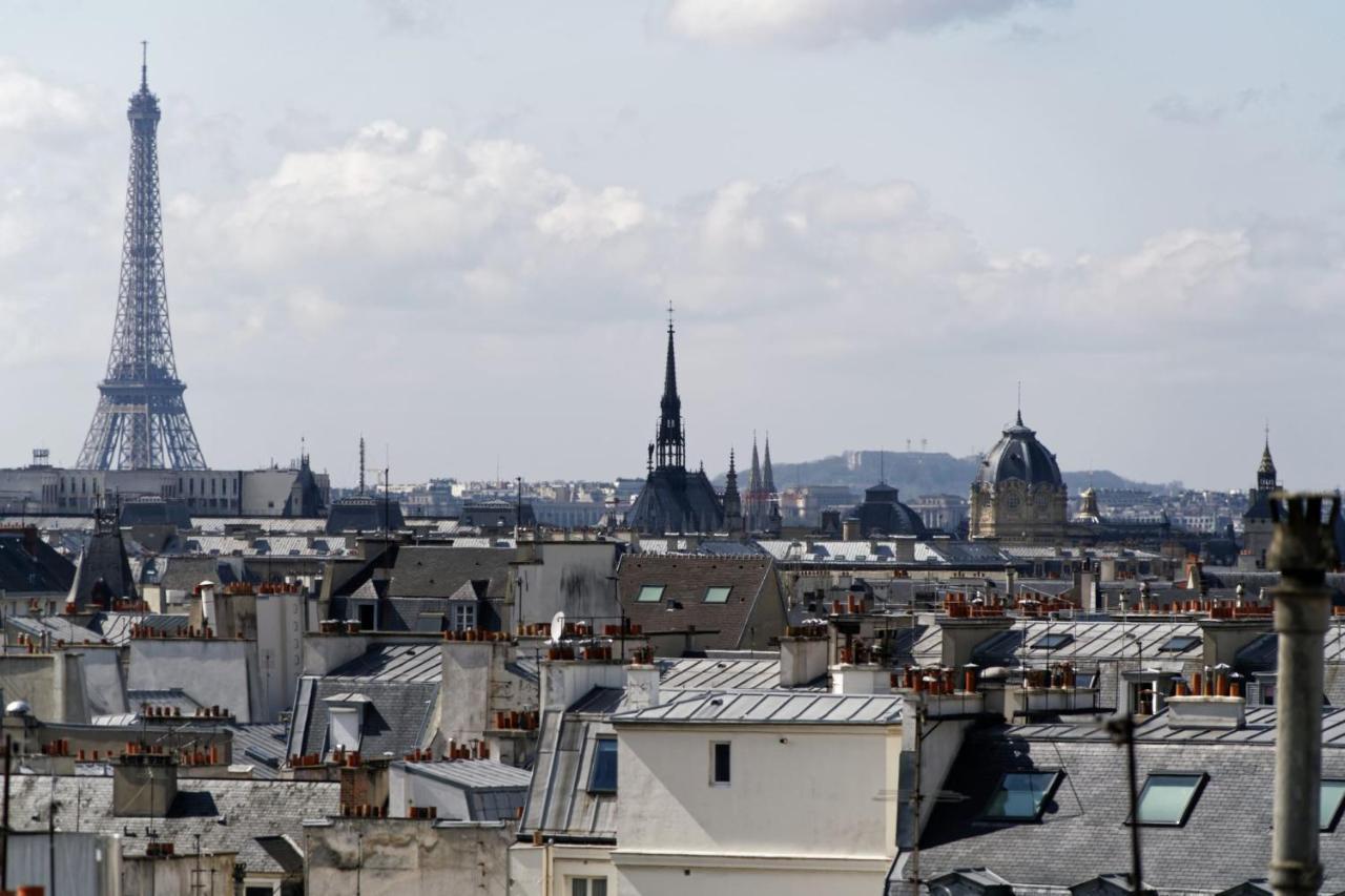 Bright And Homely 1 Bedroom Rooftop Apartment In The Marais In Paris Luaran gambar